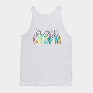 Frederic Chopin Neon Splatter Tank Top